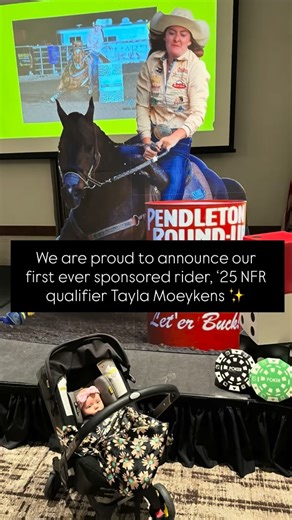 Tayla Moeykens, 2025 NFR qualifier, embodies just about everything we preach here at Solid in the Saddle, and that’s why we are proud to announce her as the first sponsored Solid in the Saddle rider 🔥 Tayla and her family have worked SO incredibly hard to get to this point, and it is truly amazing to see their dedication pay off in the absolute highest way. We can’t wait to cheer Tayla on as she runs down the alley at the Thomas and Mack. To hear this amazing gal’s story listen to our podcast i