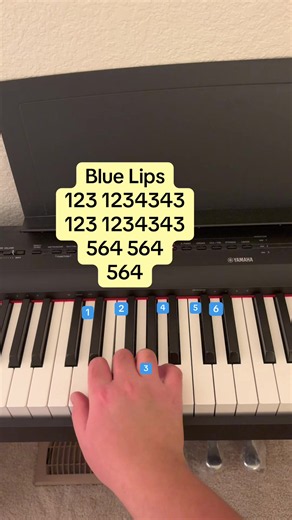 Blue Lips (numbers and letters) // instagram: jessnotes123 #piano #pianotutorial #pianomusic #pianolesson #cortis