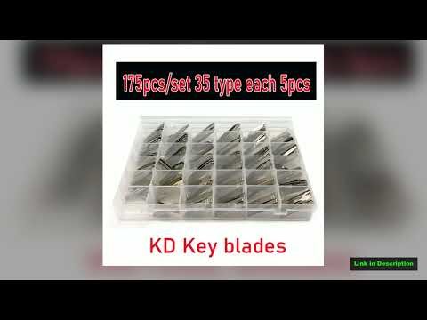 175PCSSET KD Car Key Blades Metal Blank Uncut Flip KD Remote Key Blades for KEYDIY KD VVDI Xhorse