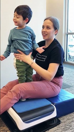 Increasing strength on a vibration plate. #vibrationalhealing