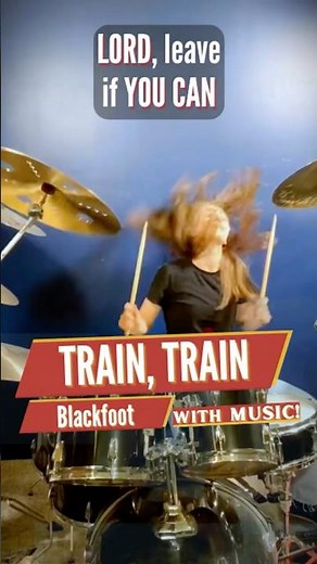 Blackfoot - Train, Train (Drum Cover / Drummer Cam) Performed Live By Female Drummer Lauren Young