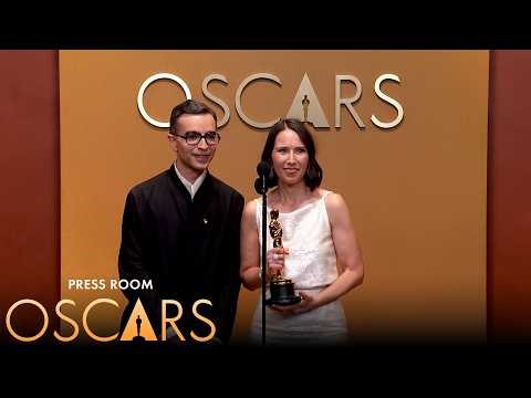 Two People Exchanging Saliva Best Live Action Short Film Press Room Speech | 98th Oscars (2026)