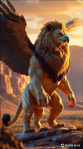Incredible Lion-Bird Hybrids! Animal Fusions That Will Blow Your Mind! 🦁🦅 #shorts #animals #ai