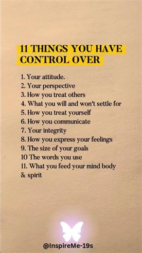 Focus on What You Can Control #Mindset #ControlWhatYouCan #LifeTips