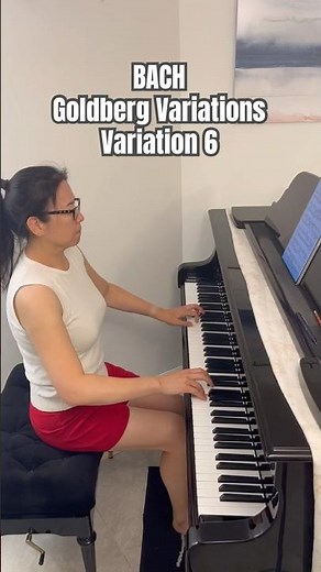 J. S. Bach - Goldberg Variations - Variation 6 #pianopractice #bach #piano