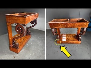 Amazing Restoration of an 19th Century French Console-Table | Arie Furniture Restoration