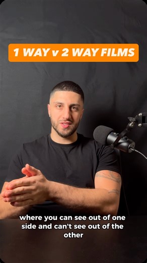 1-way v 2-way films, what’s the difference? And where’s best to have each #windowtint #privacy #windowfilm #glass #window | Hydro Window Films UK