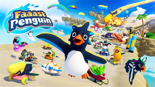Racing game Faaast Penguin announced for Switch