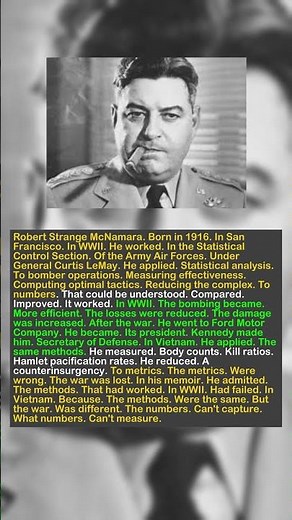 From Numbers to Napalm: The Rise of Robert McNamara