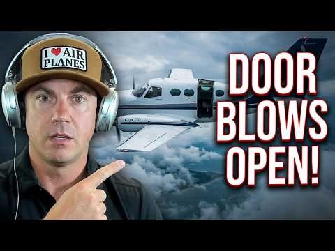 EMERGENCY: Cape Air Door Opens In-Flight! Nantucket Cessna 402 Incident Analysis