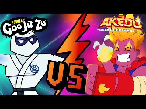 Goo Jit Zu Vs Akedo | Ultimate Fight Compilation | Cartoons For Kids