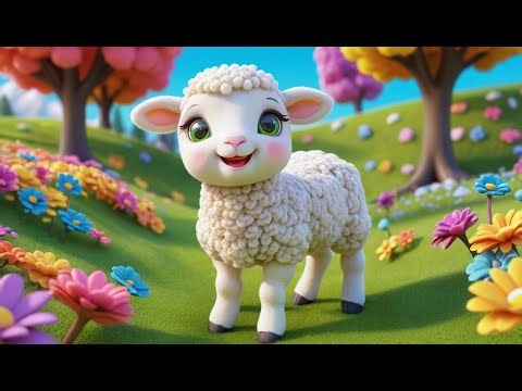 Baby Lamb Song 🐑 Baa Baa Little Lamb | Animal Sounds & Nursery Rhyme for Kids