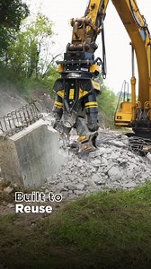 The MB-PT1650 demolition pulverizer transforms concrete debris into high-quality, reusable material directly on-site. More than demolition—it’s about generating value where the work takes place. From waste to premium aggregate, ready for new projects, proudly made in Italy ♻️ | MB crusher - MB SpA