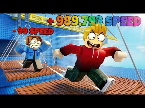 ROBLOX CHOP AND I ESCAPED PRISON WITH +1 SPEED EVERY SECOND