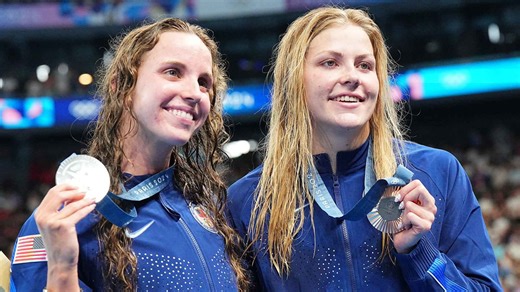 Olympic swimming 7/30 recap: Americans add four medals on Night 4 in Paris