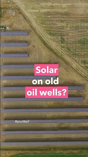 Solar plants on old oil wells?