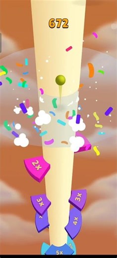 Helix Jump – Stage 3 Gameplay | Fun Ball Drop Puzzle #HelixJump #MobileGame #Shorts