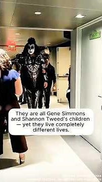 They are all Gene Simmonsand Shannon Tweed's children- yet they live completelydifferent lives.