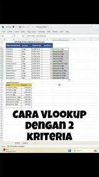 Rumus Vlookup dengan 2 kriteria