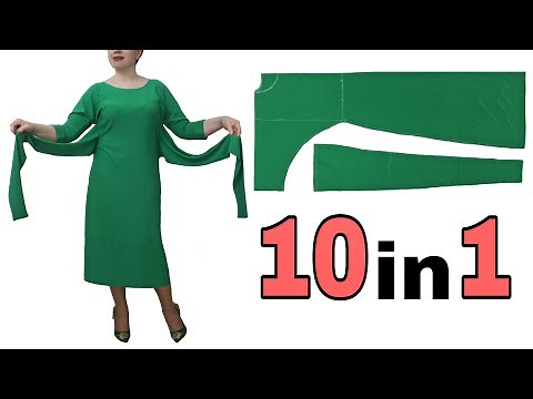 Sew Very Easy Dress ✅ Wear in 10 Different Ways! 100% Profitable Business