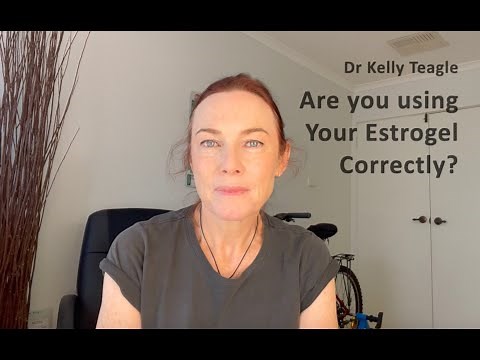 One Minute Menopause: Are you using your Estrogel correctly?