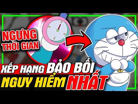 DORAEMON: Xếp Hạng Top Bảo Bối Nguy Hiểm Nhất - Đồng Hồ Ngưng Thời Gian | meXINE