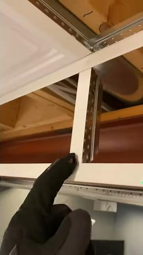 Cutting the supports to make a drop in a suspended or drop ceiling level