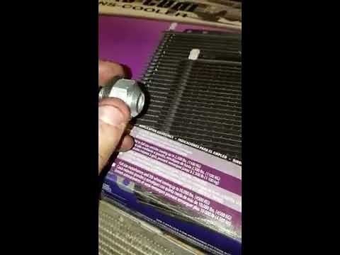 Cadillac CTS trans cooler line fitting fix