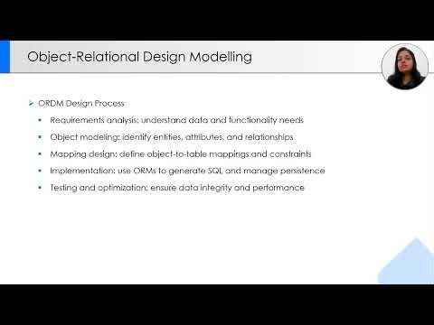 2 1 6 Object Relational Design Modelling