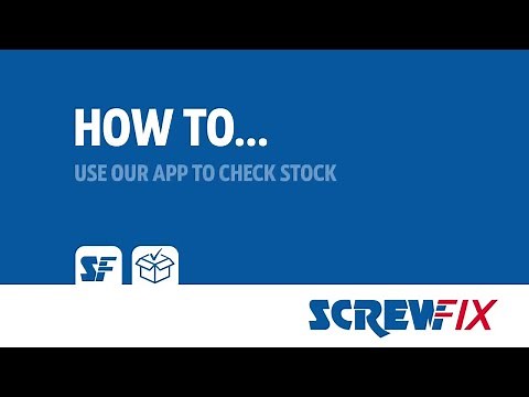 Check stock on our app | Screwfix
