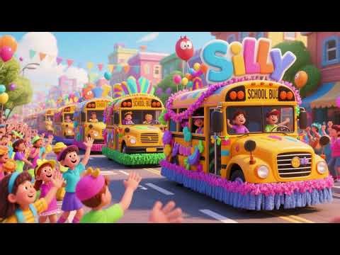 The Silly School Bus Parade 🚌🎉 | Kids Songs & Nursery Rhymes