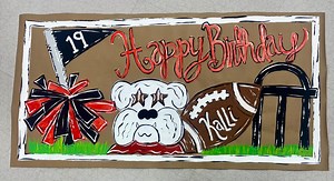 Custom Banner Hand Painted Butcher Paper Banner - Etsy