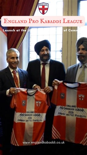 England Kabaddi Association (EKA) on Instagram: "Here is the big update from the England Kabaddi Association — we became the first-ever sport to launch the England Pro Kabaddi League jersey in the UK Parliament, marking a groundbreaking milestone. The England Kabaddi Association (EKA) proudly celebrated a historic moment in the UK Parliament, hosted by Sureena Brackenridge MP and Warinder Juss MP, with Stephanie Peacock MP, Tan Dhesi MP, Gurwinder Singh Josan CBE, MP, and Jas Athwal MP also in a