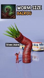 Witness an amazing size comparison of formidable worms and creatures, from the diminutive Hallucigenia to the colossal Scolomorph. This video illustrates the immense scale of various fictional entities like the Sandworm Dune, providing a visual breakdown of their giant dimensions. Discover how these monsters stack up in this ultimate monster comparison, exploring elements of dune lore and other fantasy settings! #monster #giantworm #sizecomparison | Weird Data