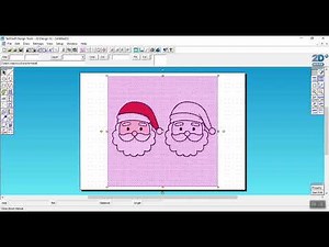 Christmas decoration tutorial on 2d design v2. For the laser cutter.