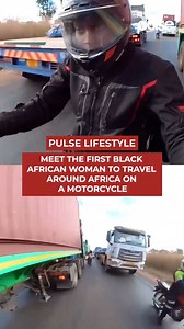 Meet the first black African woman to travel around Africa on a motorcycle #PulseWatchIt #PulseWatchItLifestyle | Pulse Nigeria