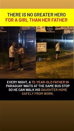 Every night, a 72-year-old father in Paraguay waits#shortsfeed #motivation #viralpics