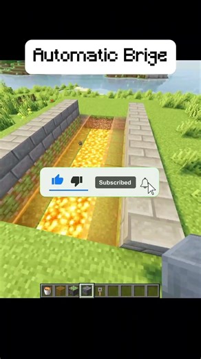 Automatic Brige #minecraft