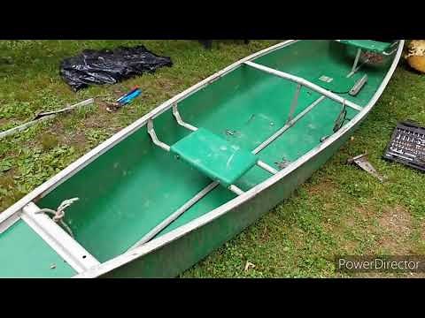 Replacing the foam in canoe ends