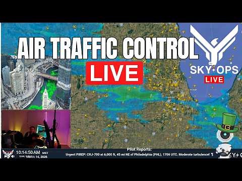 LIVE Flight Radar | Flight Tracking + LIVE ATC + Weather Watch🎧