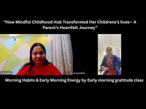 Morning Routine because of Gratitude class