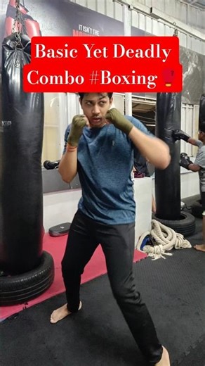 Basic Yet Deadly Combo to learn 🥊👏🙏 #boxing #boxingtraining #mma #boxingbasics