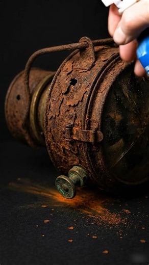 RARE 1800s RAILWAY LANTERN RESTORATION! 🚂 #Restoration #ASMR #Victorian #History