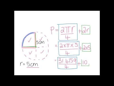Calculating the Perimeter of a Quarter Circle