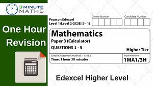 Maths Revision - Edexcel GCSE Maths Higher Calculator Paper 3