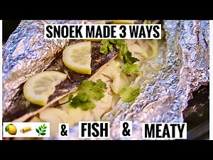 Stuffed fish braai recipes | Snoek fish made 3 ways | South African Food Vlogger