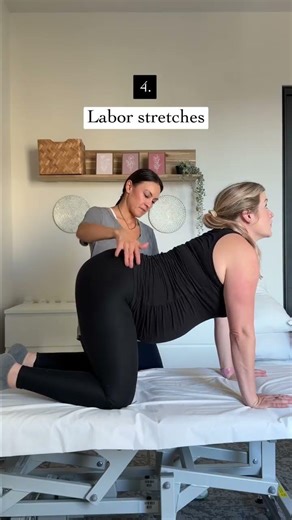 What to expect in a childbirth prep physical therapy appointment! #motherhood#childbirth