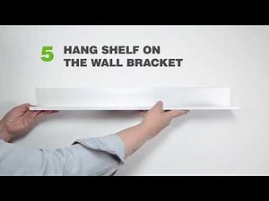 No Stud Floating Shelf