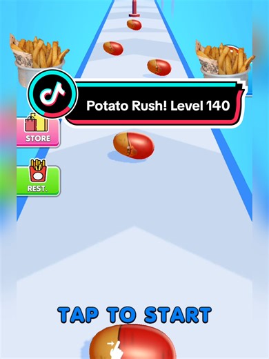 Potato Rush 🥔👉🍟! Gameplay Level 140 #GamePlay #tiktok #viral #keepsupporting #game #games #mobilegame #mobilegames #funny #funnyvideos #gamevideos #viralvideo #foryou #fyp #foryoupage #trending #trend #potatorush #potatorushgame