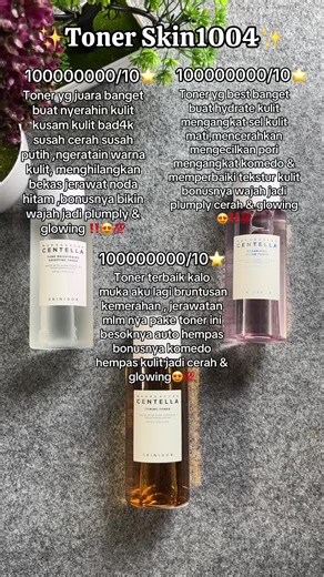 Toner Skin1004 emang sebagus itu‼️💯😍🤍🩷🤎pantesan Tasya farasya approved 😍😍😍#skin1004 #skin1004indonesia #skin1004id #skincarekorea #tonerskin1004 #toningtoner #tonerporemizing #tonerbrightening